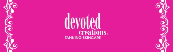 devoted creations opalescent lotion tanning logo cream dark suncare skincare moisturizer salon bed